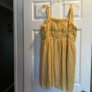 Yellow sun dress
